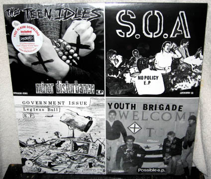 V/A "Four Old Seven Inches" Compilation LP Yellow Vinyl